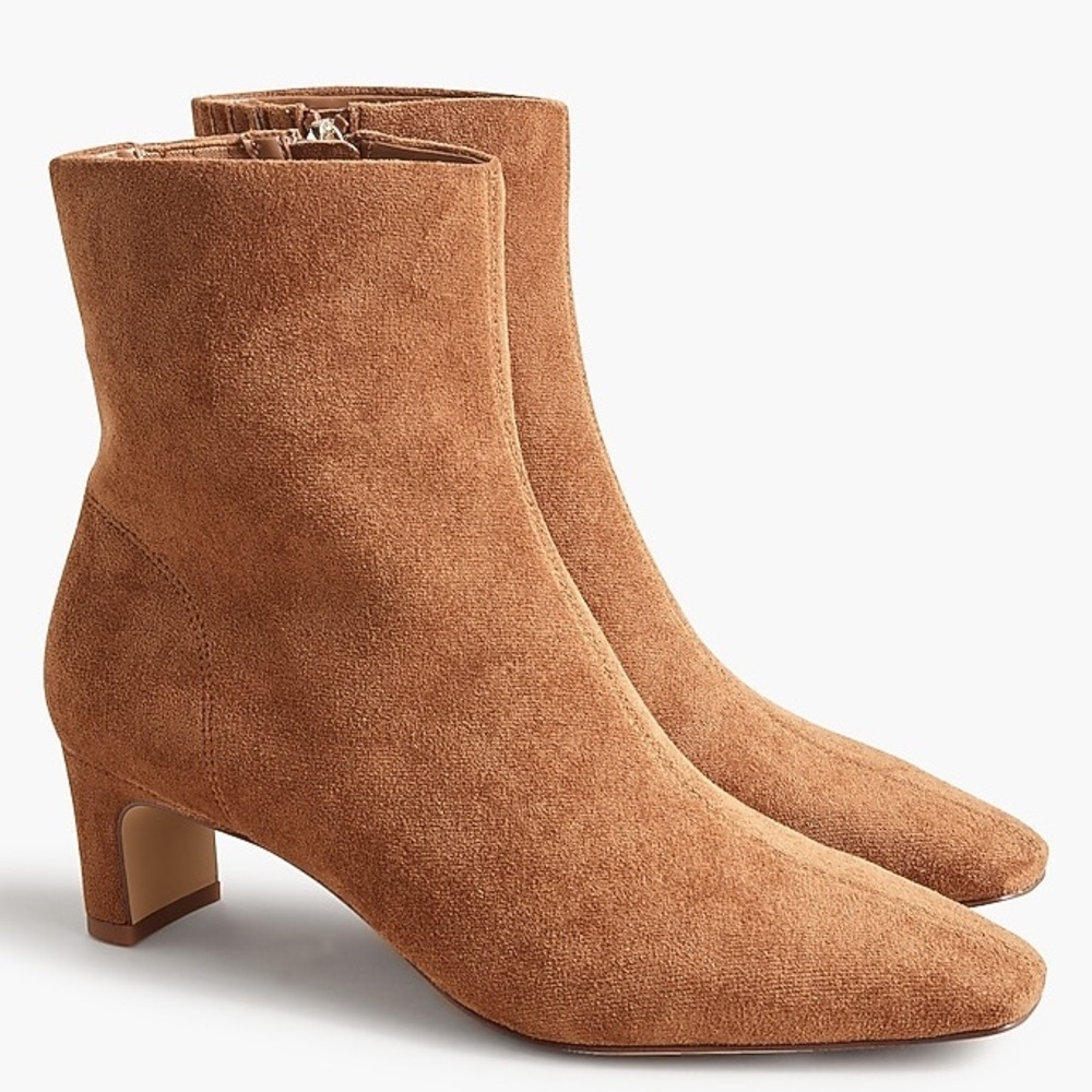 J Crew Sueded snip-toe booties CL406